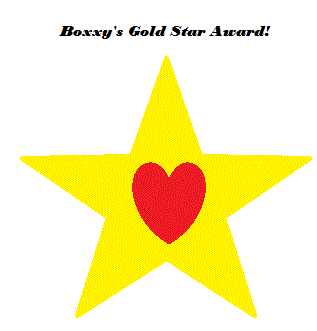 Boxxy's Gold Star Award